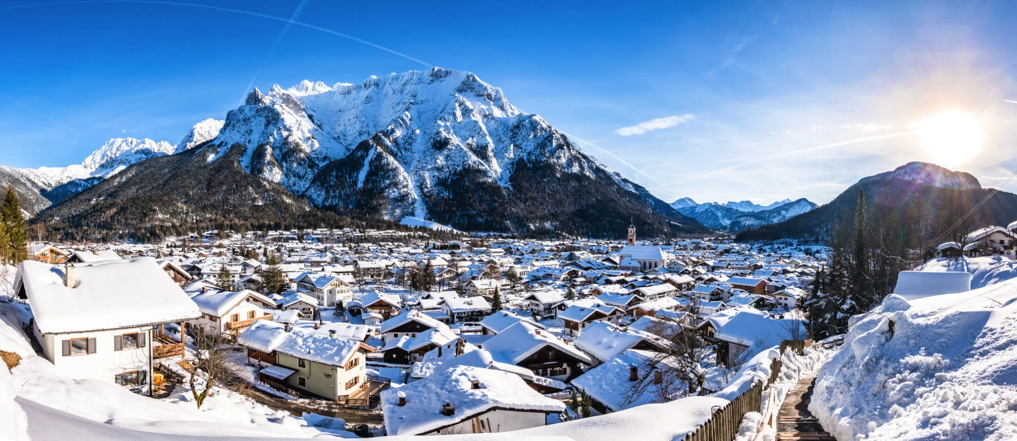 Winterliches Mittenwald