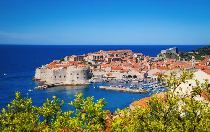 Dubrovnik an der Adriaküste in Dalmatien, Kroatien