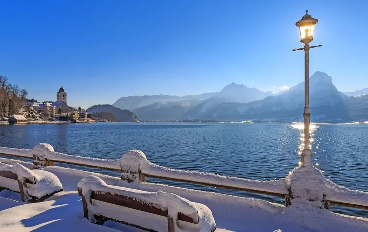 Wolfgangsee im Winter