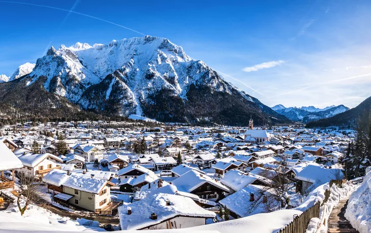 Winterliches Mittenwald