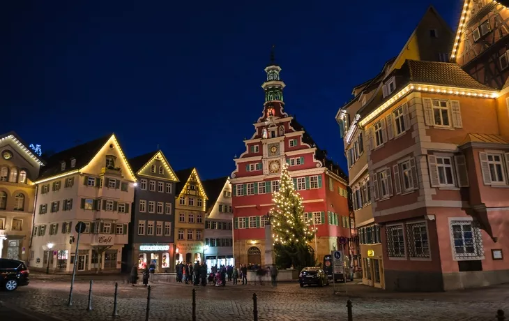 weihnachtliches Esslingen, Deutschland