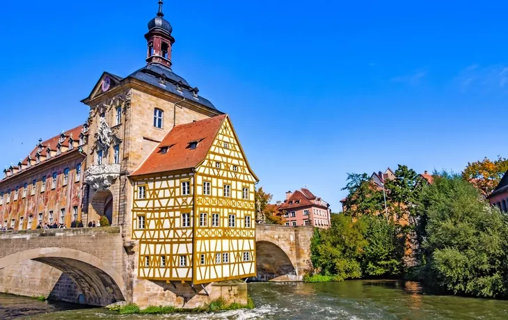 Brückenrathaus in Bamberg, Deutschland