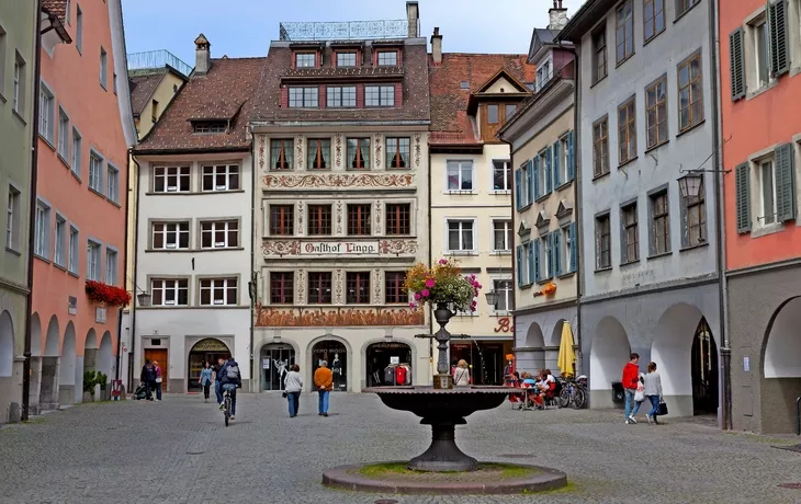 Marktgasse, Feldkirch, Vorarlberg, Österreich