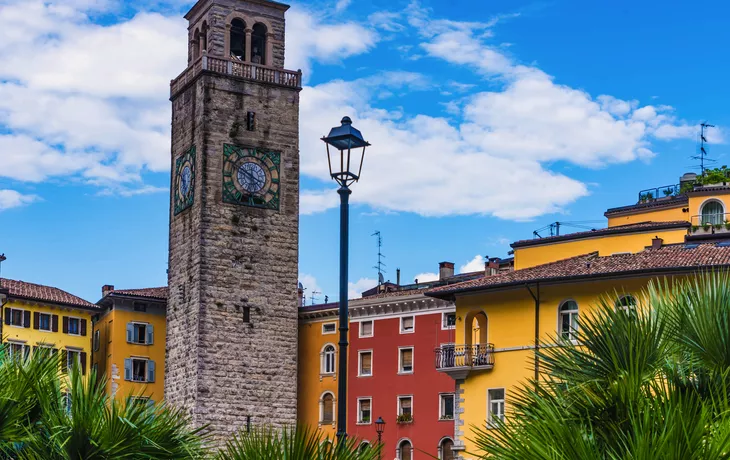 Riva del Garda in der Provinz Trentino am Gardasee, Italien