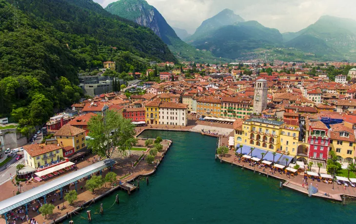 Riva del Garda in der Provinz Trentino am Gardasee, Italien