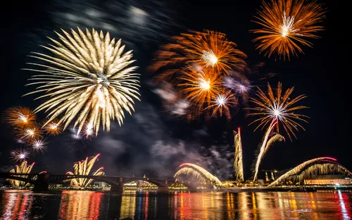 Feuerwerk in Mainz