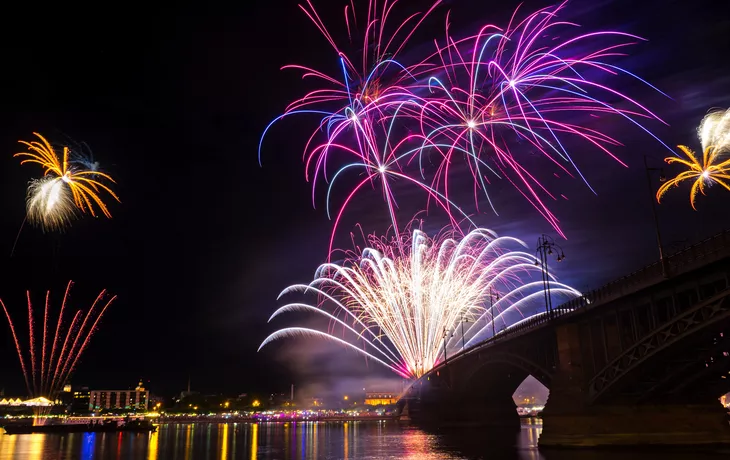 Feuerwek in Mainz