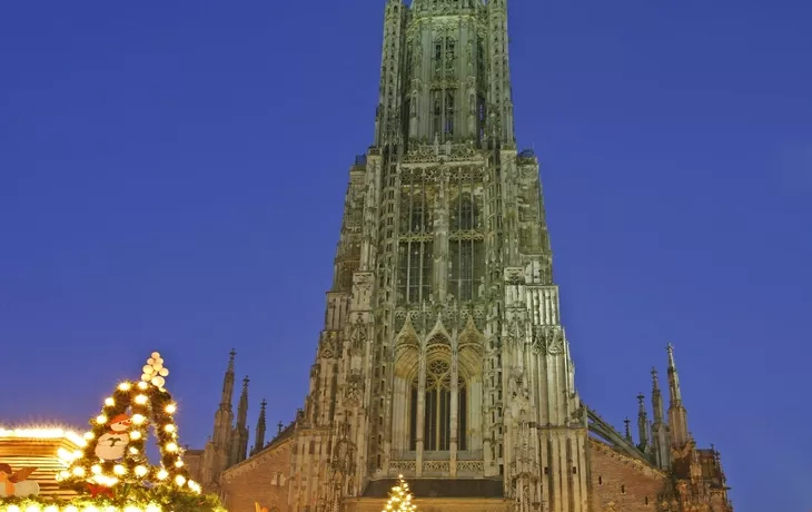 Weihnachtsmarkt in Ulm, Deutschland