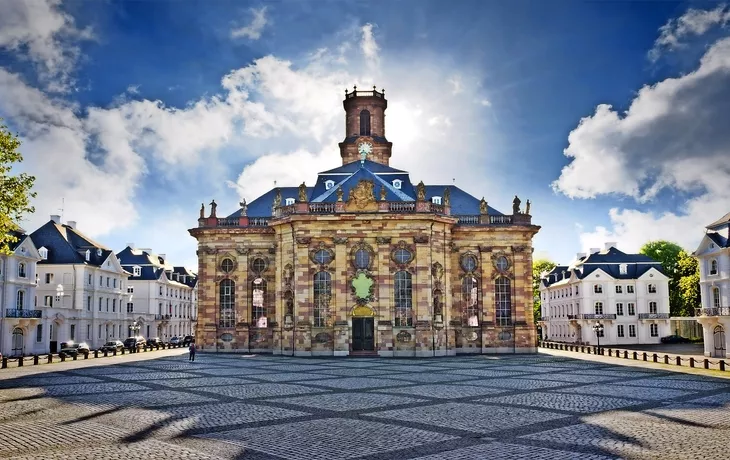 Saarbrücken Ludwigskirche auf dem Ludwigsplatz 