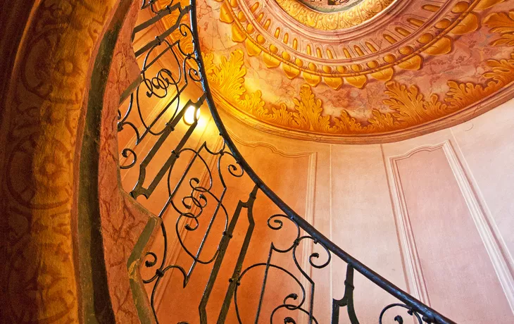 Treppe im Stift Melk, Österreich