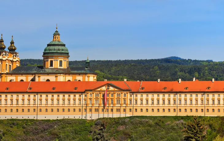 Melk Panorama - Berühmte Barock-Abtei (Stift Melk),Österreich