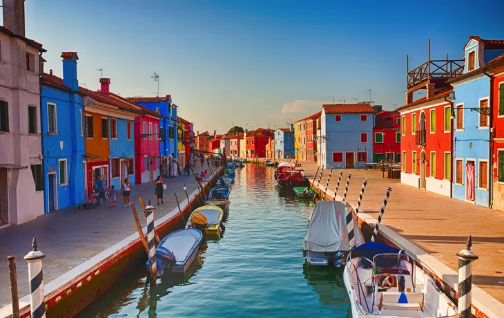 Burano in Venetien, Italien