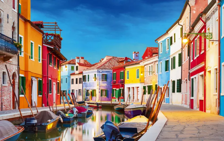 Burano in Venetien, Italien