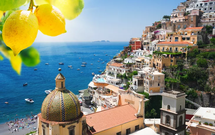 Positano an der Amalfiküste, Italien