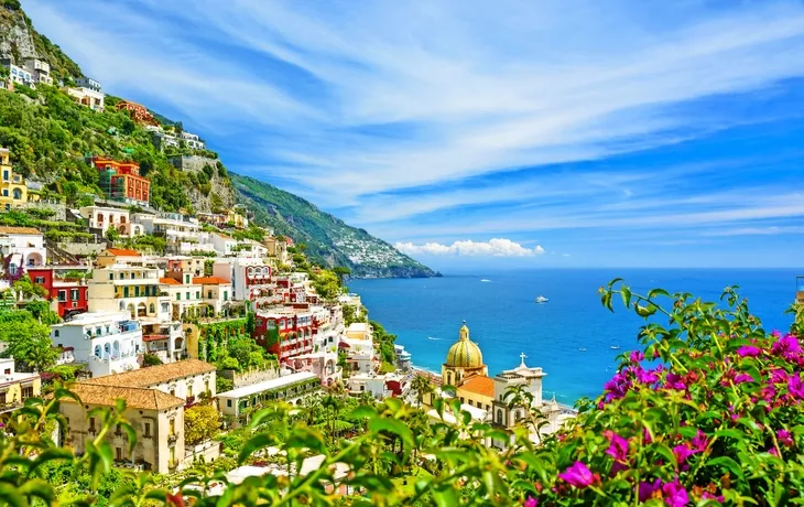 Positano an der Amalfiküste, Italien