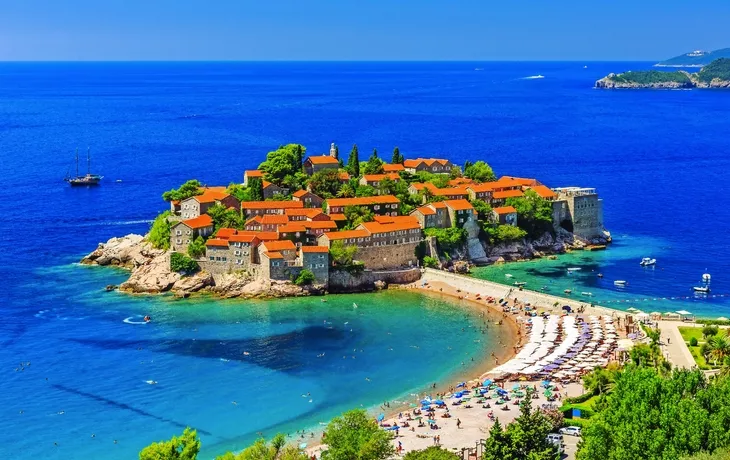 Sveti Stefan nahe Budva in Montenegro