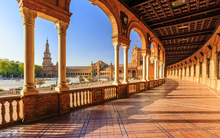 Plaza de España in Sevilla, Spanien