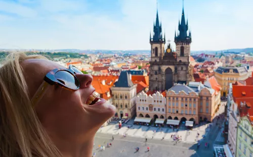 Prag, Frauenkirche vor dem Teyn