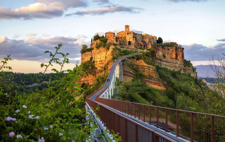 Civita di Bagnoregio in der Provinz Viterbo in Mittelitalien