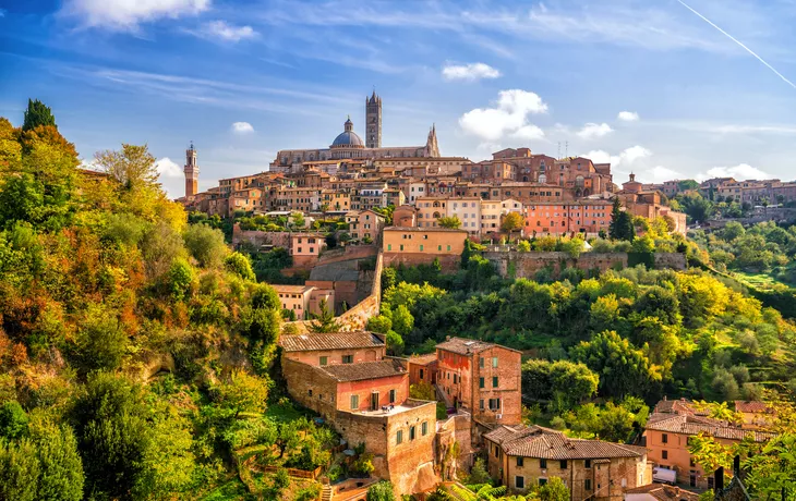 Siena in der Toskana, Italien