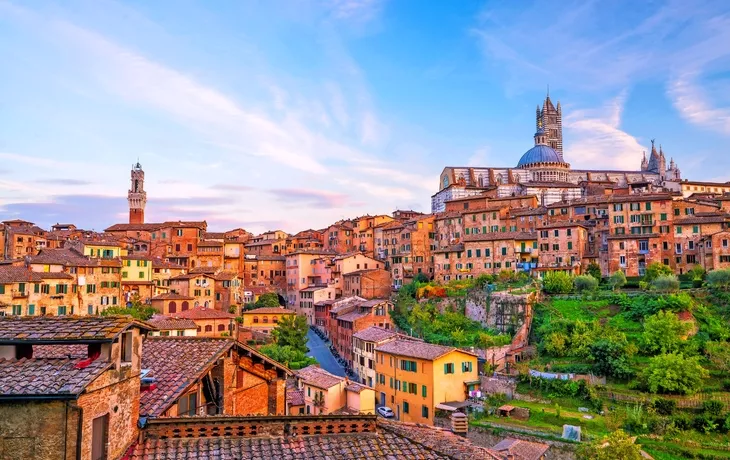 Siena in der Toskana, Italien