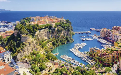 Monaco, Blick auf Monte Carlo