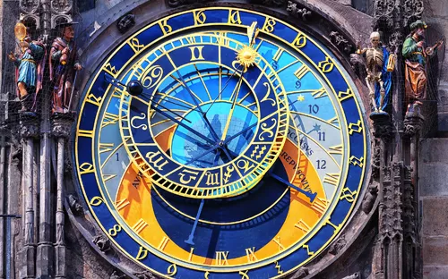 Astronomische Uhr in der Prager Altstadt