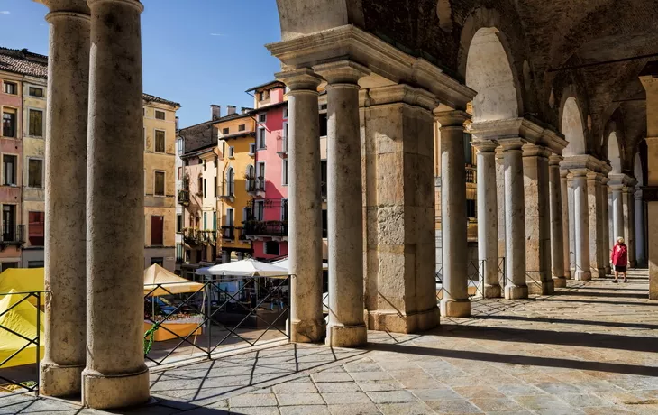 Arkaden der Basilica Palladiana in Vicenza