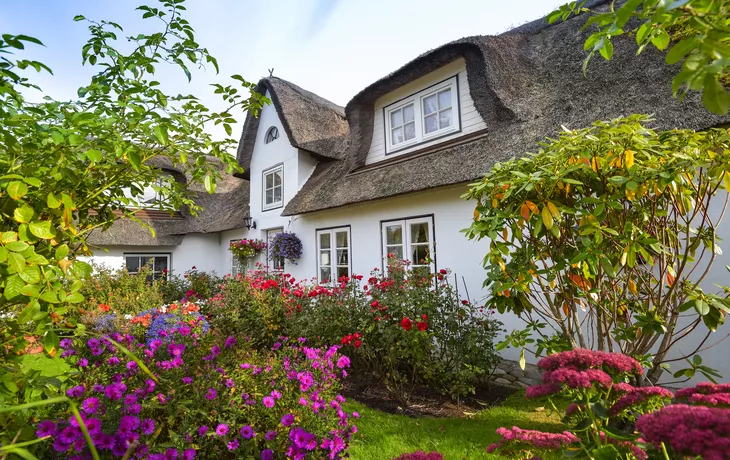 historisches Friesenhaus auf der Insel Amrum