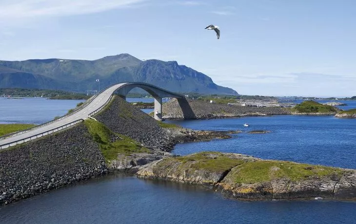 Atlantikstraße in Norwegen