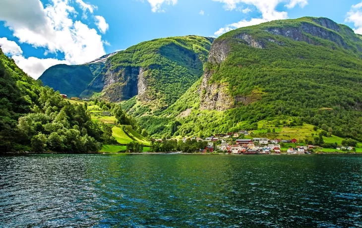 Flåm im Sognefjord in Norwegen