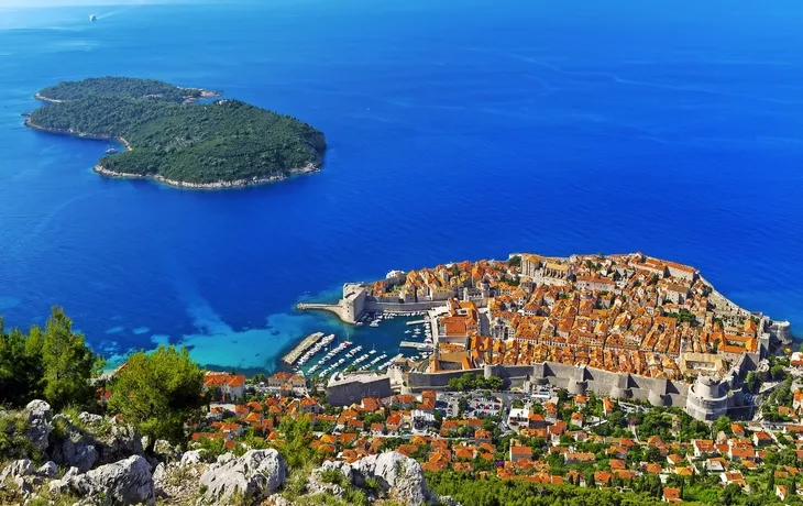 Dubrovnik an der Adriaküste in Dalmatien, Kroatien