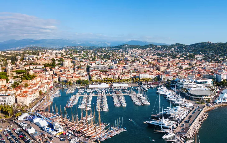 Luftpanorama von Cannes