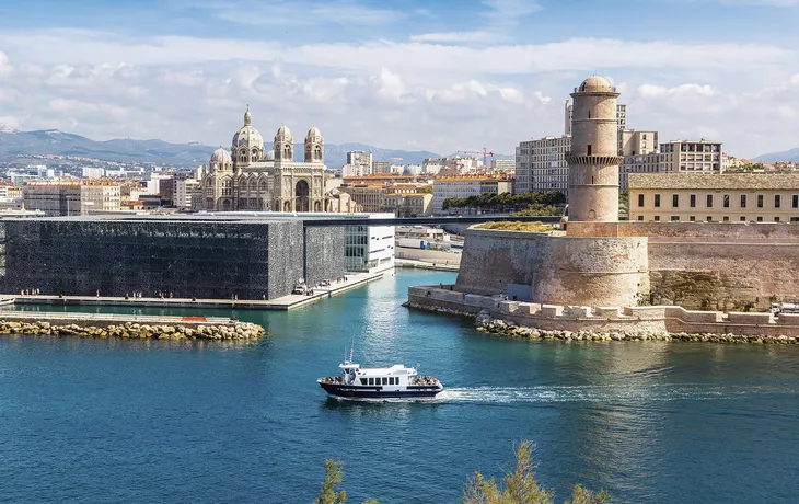 Saint Jean Castle and Cathedral de la Major in Marseille