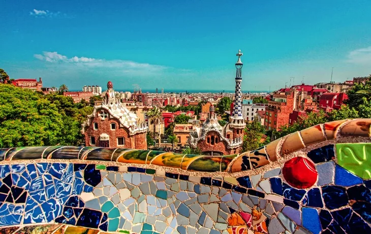 Park Güell in Barcelona, ??Spanien