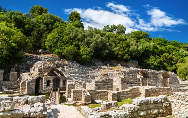 Ruinen der alten Stadt von Butrint in Albanien