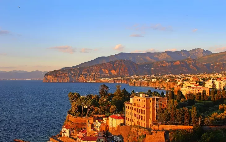 Sonnenuntergang in Sorrento