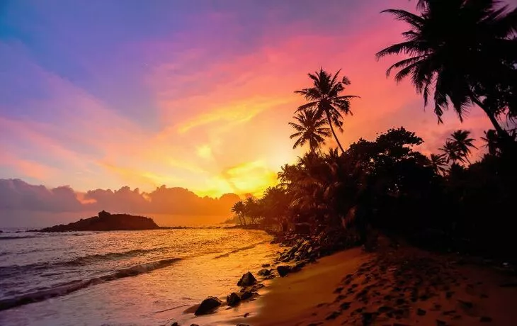 Strand von Sri Lanka