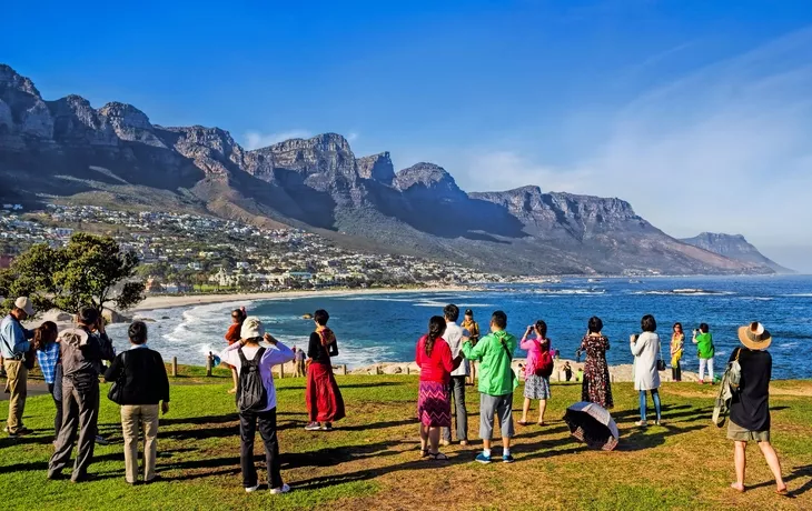 Blick auf die zwölf Apostel in Kapstadt, Südafrika