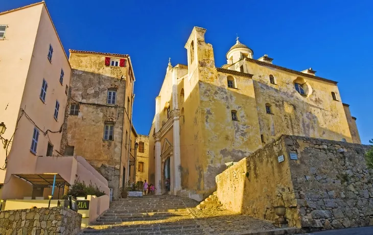 Calvi Stadt auf der Insel Korsika, Frankreich