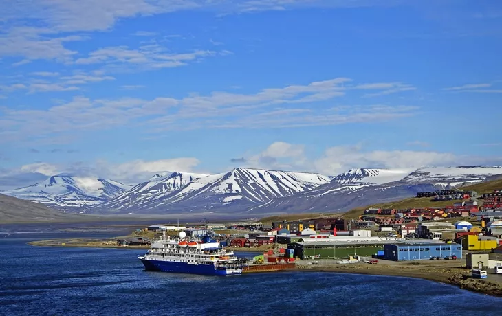 Hafen von Longyearbyen, Spitzbergen