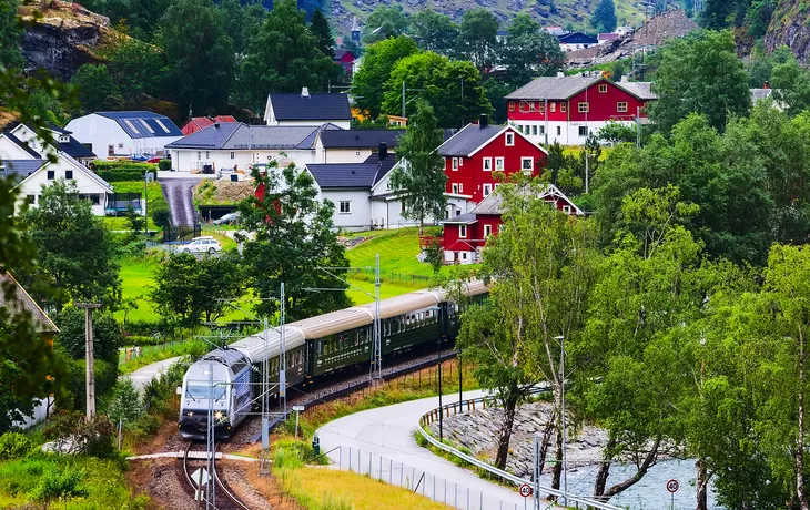 Flåm im Sognefjord in Norwegen