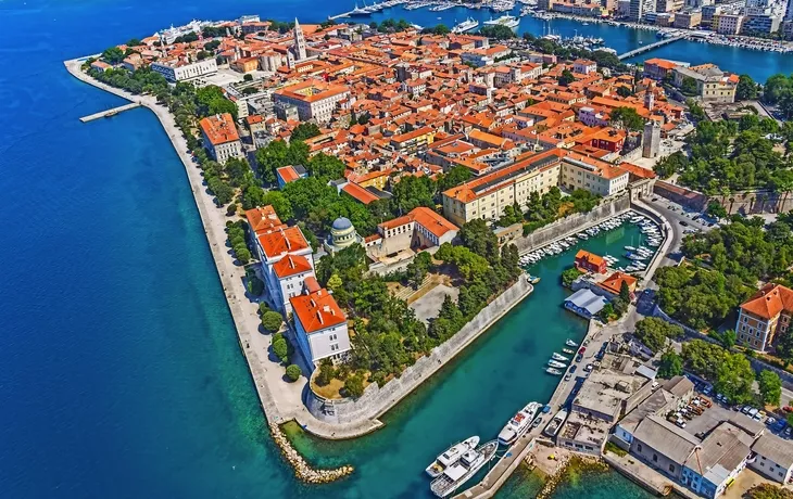 Zadar an der dalmatinischen Küste Kroatiens