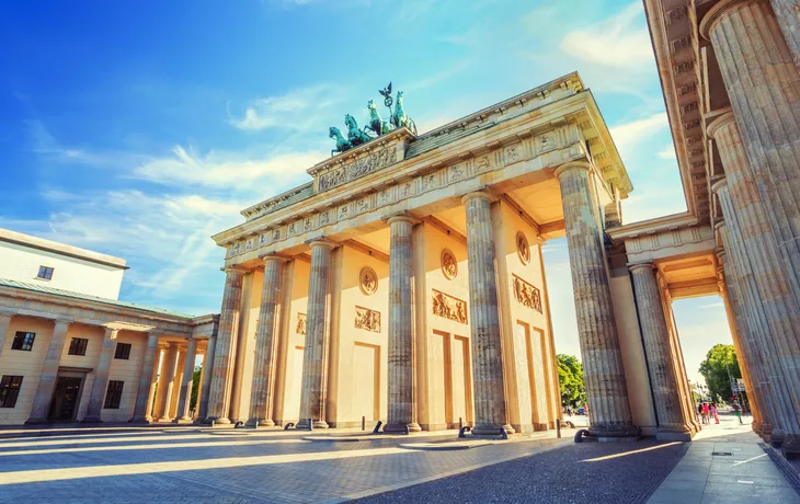 Brandenburger Tor am Pariser Platz in Berlin, Deutschland