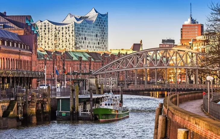 Speicherstadt von Hamburg, Deutschland