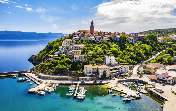 Vrbnik auf der Insel Krk in der Kvarner Bucht, Kroatien