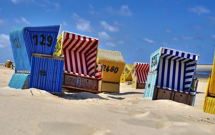 Strandkörbe auf Langeoog