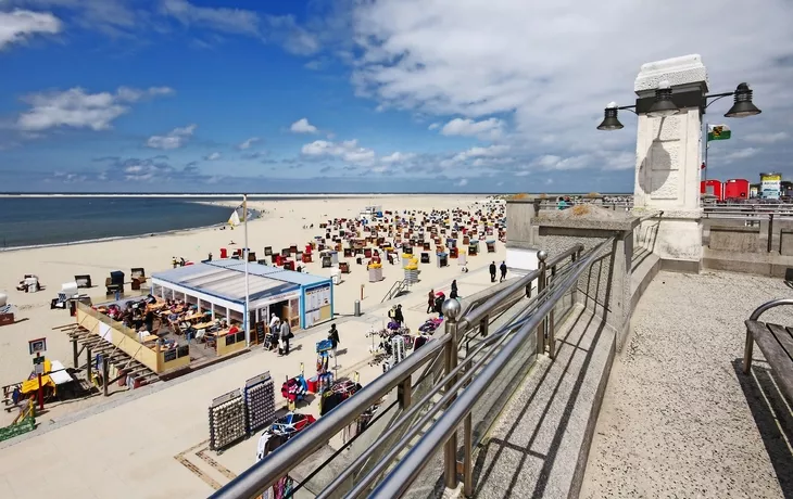 Promenadenblick auf Borkum