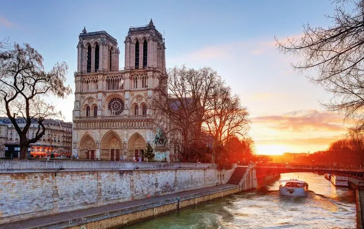 Paris - Notre Dame bei Sonnenaufgang,Frankreich