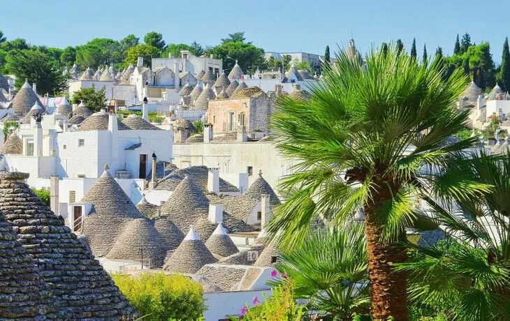 Alberobello in Apulien, Italien